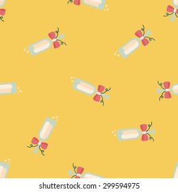 Champagne icon, eps10 seamless pattern background