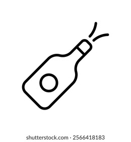 Champagne icon. Event icon design. vector graphic