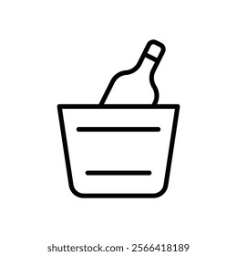 Champagne icon. Event icon design. vector graphic