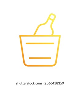 Champagne icon. Event icon design. vector graphic