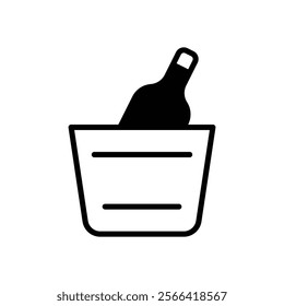 Champagne icon. Event icon design. vector graphic