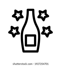 champagne icon or logo isolated sign symbol vector illustration - high quality black style vector icons
