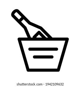 champagne icon or logo isolated sign symbol vector illustration - high quality black style vector icons
