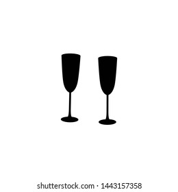 champagne icon sign signifier vector