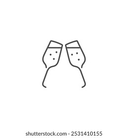 Champagne icon symbol vector illustration