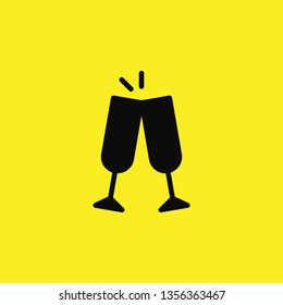 champagne icon vector