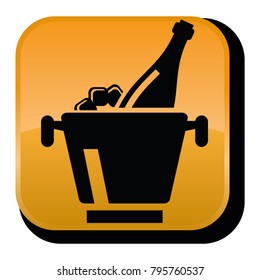 champagne icon vector
