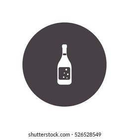 champagne icon vector illustration, can be used for web and mobile design