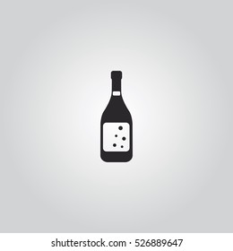 champagne icon vector illustration, can be used for web and mobile design