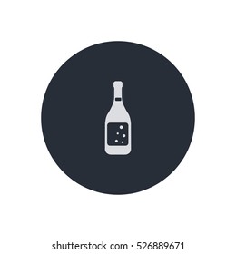 champagne icon vector illustration, can be used for web and mobile design