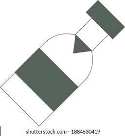 Champagnersymbol, Vektorgrafik. EPS8