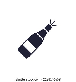 Champagne icons  symbol vector elements for infographic web