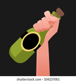 Champagne illustration