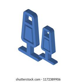 Champagne isometric left top view 3D icon