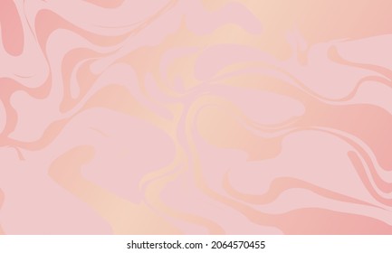 Champagner-Marmor, abstrakter Hintergrund. Leere hellfarbige Oberfläche. Minimalistische Tapete. Vektorgrafik.