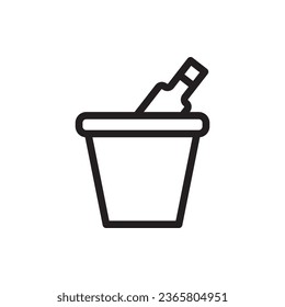 Champagner-Outline-Symbol Champagnersymbol