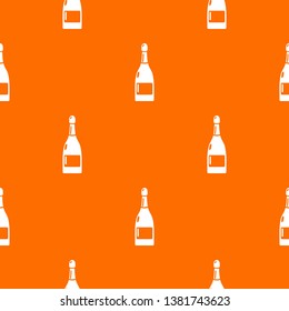 Champagne pattern vector orange for any web design best