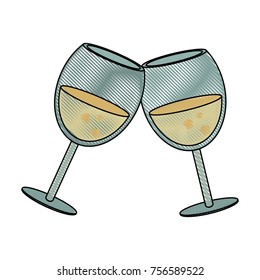 Champagne toast cups