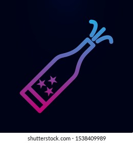 Champagne, usa nolan icon. Simple thin line, outline vector of 4th of july icons for ui and ux, website or mobile application