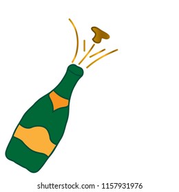 champagne vector icon