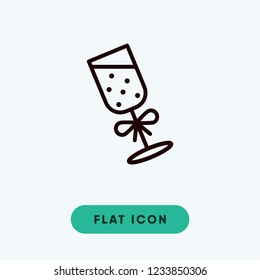 Champagne vector icon