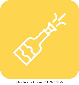 Champagne Vector Icon Design Illustration