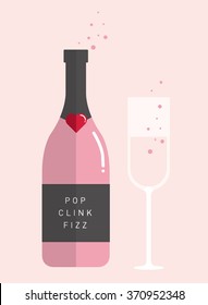 champagne vector/illustration