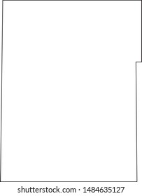 Champaign County map in state of illinois