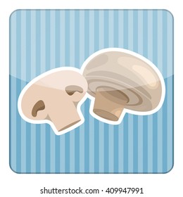 Champignon colorful icon