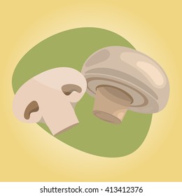 Champignon colorful icon