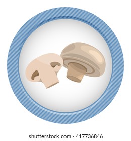 Champignon colorful icon