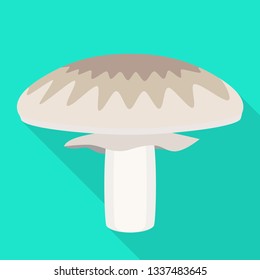 Champignon icon. Flat illustration of champignon vector icon for web design