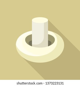 Champignon icon. Flat illustration of champignon vector icon for web design