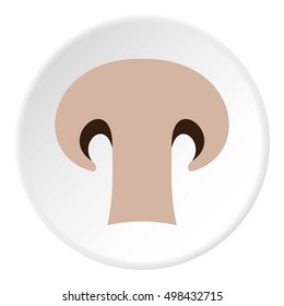 Champignon icon. Flat illustration of champignon vector icon for web