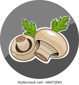 champignon sticker