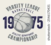 Champion Basketball Club vector t-shirt design. Vintage artwork for sportswear. Sport logo. College font. New York Basketball League, Sport typography,t-shirt graphics,poster,basketball player t-shirt