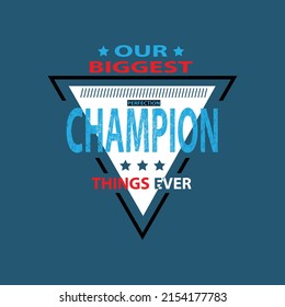 champion college Premium Vector illustration of a text graphic. suitable screen printing and DTF for the design boy outfit of t-shirts print, shirts, hoodiesand baba suit, kids cottons, etc.