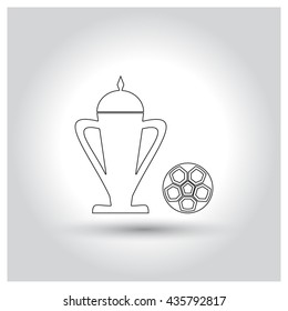 Champion cup icon