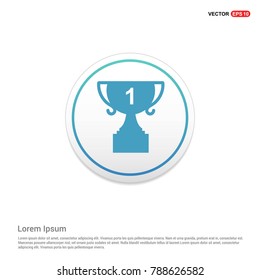 Champion cup icon Background icon template