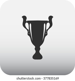 Champion cup simple icon