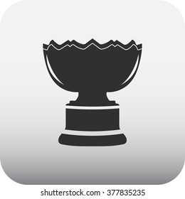 Champion cup simple icon