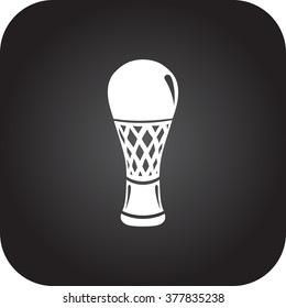 Champion cup simple icon