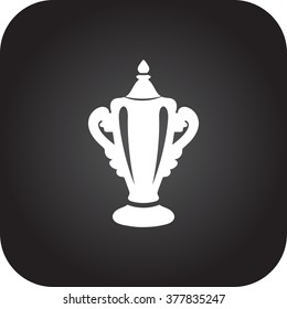 Champion cup simple icon