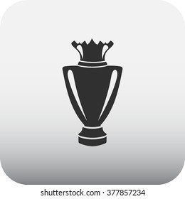 Champion cup simple icon