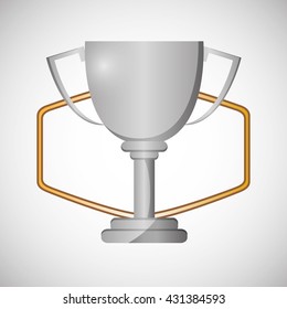 Champion design. winner icon. Colorful illustration , vector