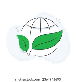 Champion eco-friendliness with this icon. Ideal for representing environmental responsibility, green initiatives, and sustainability.