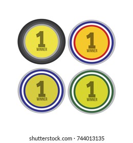 champion gold vector eps 10
