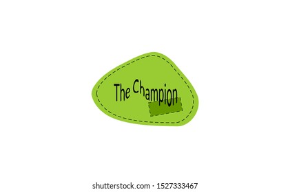 The Champion Hand drawn set of speech bubbles with dialog words doodle. Business Vector bubbles speech doodle set. Colorful speech bubbles for decoration of kids, illustrations, comics, badged, teen