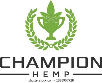 champion hemp logo for your business