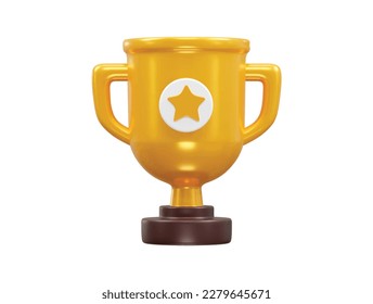 Champion icon 3d rendering vector illustration